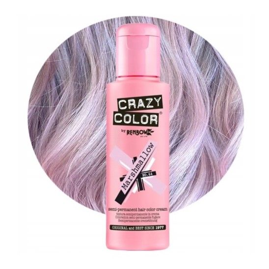 CRAZY COLOR Krem do koloryzacji włosów No. 64 - Marshmallow - 100ml zdjęcie 1