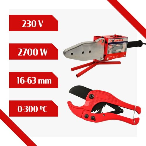 ZGRZEWARKA DO ZGRZEWANIA RUR PP PCV 2700W ZESTAW na Arena.pl