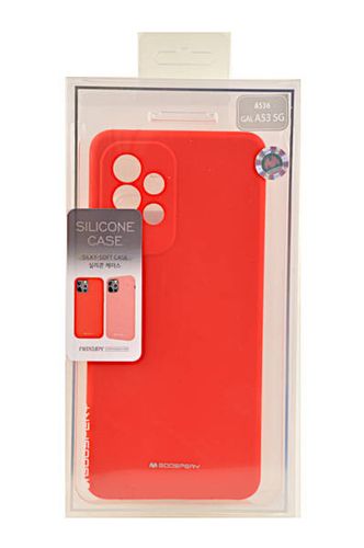 Etui Mercury Goospery Silicone do Samsung Galaxy A53 5G czerwony na Arena.pl
