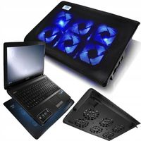 WYDAJNA-CICHA PODSTAWKA PODKŁADKA-CHŁODZĄCA POD LAPTOP-A 15" REGULACJA USB