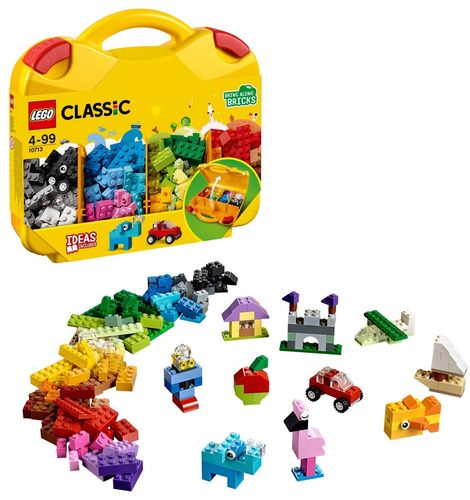 LEGO Classic Kreatywne Klocki 10713 Walizka pudełko 213 elementy na Arena.pl