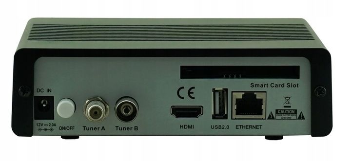 ZGEMMA H8.2H DEKODER SAT DVB-T2 HEVC ENIGMA2 Oscam Cccam + Adapter zdjęcie 3