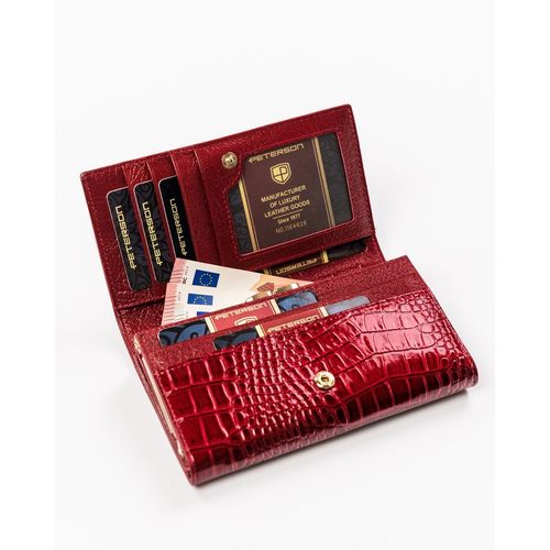 elegancki zestaw prezentowy dla kobiet z lakierowanym portfelem - peterson na Arena.pl