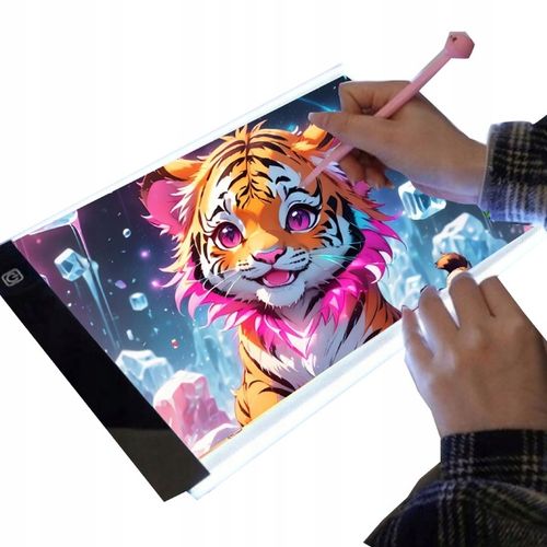 TABLET GRAFICZNY TABLICA kreślarska do kreślenia deska LED ZESTAW NA ŚWIĘTA na Arena.pl
