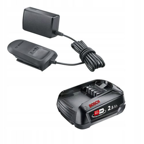 ZESTAW ŁADOWARKA AL18V-20 AKUMULATOR PBA 18V 2,5Ah BOSCH 1600A02625 na Arena.pl