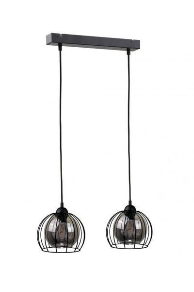 Lampa wisząca 2xE27 SOLO BLACK zdjęcie 1