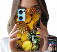 ETUI DO OPPO RENO7 5G - ANANAS OWOCOWY CASE OBUDOWA + SZKŁO