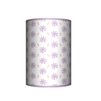 Abażur Tuba - Kwiaty