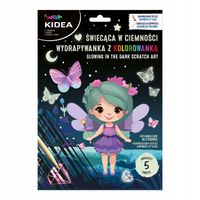 świecąca w ciemności wydrapywanka z kol.magic 0170