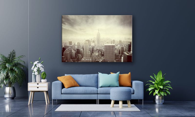 OBRAZ NA PŁÓTNIE 129 Miasto 30x20cm zdjęcie 4