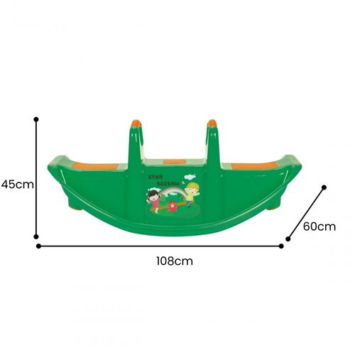 WOOPIE Bujak Wieloosobowy STAR Huśtawka Równoważna Zielona na Arena.pl
