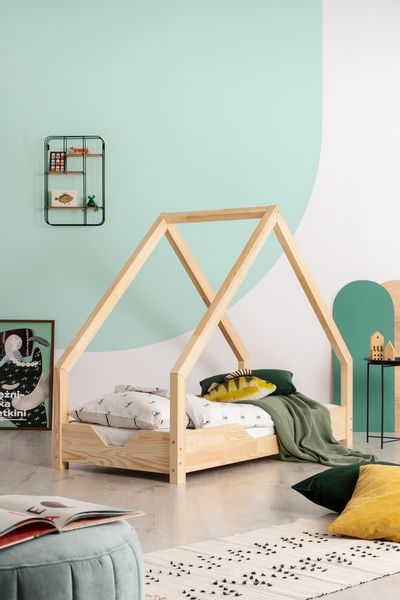 Łóżko parterowe domek dziecięce Zuzia 80x200 zdjęcie 2