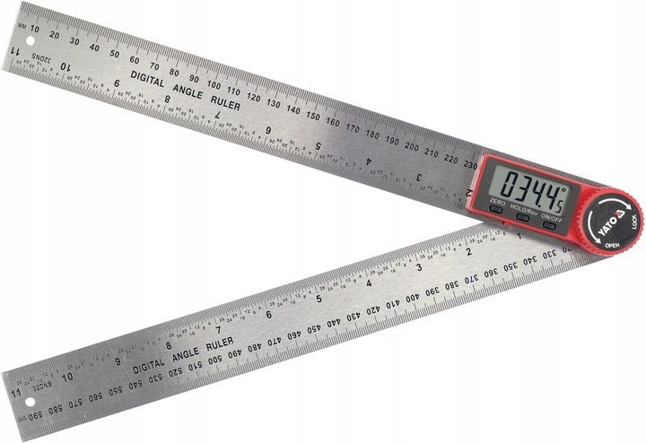 KĄTOMIERZ ELEKTRONICZNY CYFROWY YATO 300mm 360° zdjęcie 2