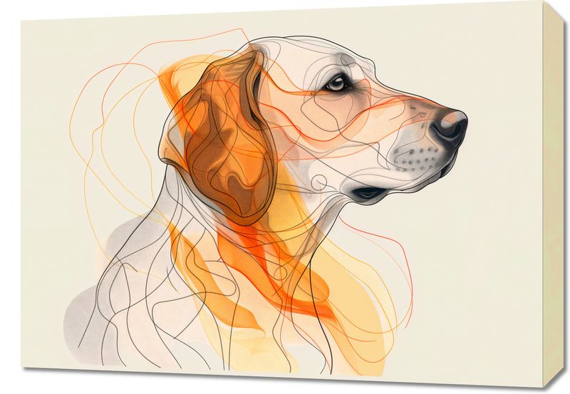 Obraz 70x50cm Kontur Profilowego zdjęcie 1