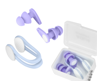 Zestaw klips na nos zatyczki do uszu do pływania Aqua-Sport AquaCalm