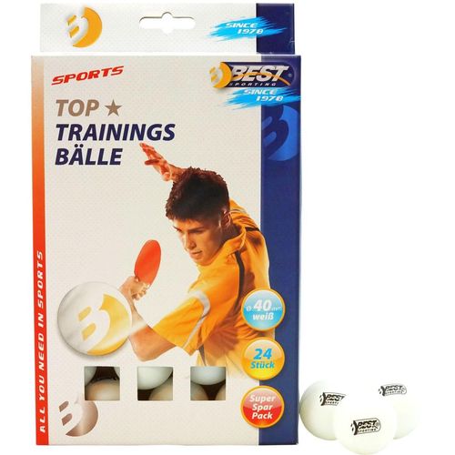 PIŁECZKI DO TENISA STOŁOWEGO BEST SPORTING TRAINING 24SZT BIAŁE na Arena.pl
