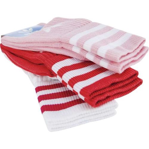 adidas SOLID CREW SOCK 3PACK 383 TRUE PINK WHITE na Arena.pl