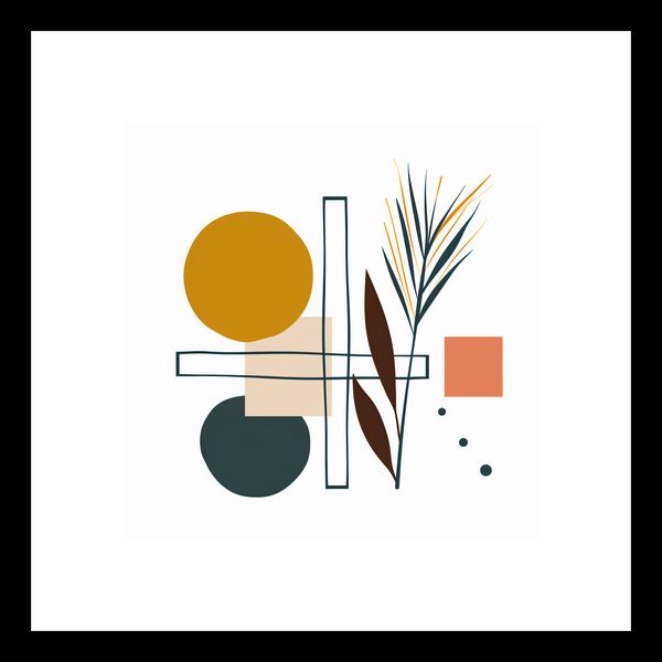 Plakat 20x20cm Ogród Symetryczny zdjęcie 3