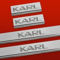 Listwa progowa OPEL/VAUXHALL KARL Stal nierdzewna 304 połysk 4szt