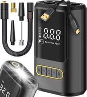 SPRĘŻARKA KOMPRESOR SAMOCHODOWY ROWEROWY BEZPRZEWODOWY 80W POMPKA 4000