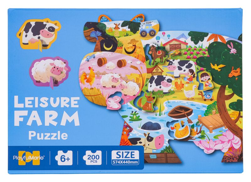 Zestaw Puzzli 200El. Farma zdjęcie 1