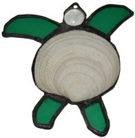 Żółw żółwik szkło witrażowe zawieszka dekoracja prezent