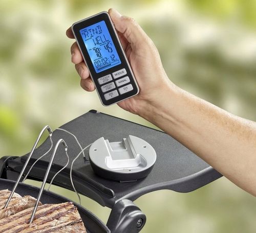 BEZPRZEWODOWY TERMOMETR DO GRILLA WĘDZARNI DOMOWY DO MIĘSA STEKÓW 2x na Arena.pl