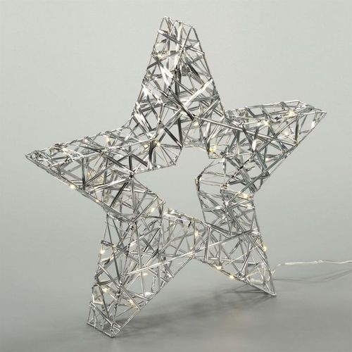 Gwiazda świąteczna z timerem ciepłej bieli, 30 LED, 40 cm na Arena.pl