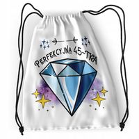 Plecak Urodziny 45 45Te Sportowy Szkolny Worek Z Nadrukiem Ze Zdjęciem