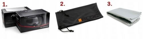 Gogle bloc python czarne na motor motocykl quad na Arena.pl