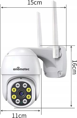 BEZPRZEWODOWA KAMERA OBROTOWA WIFI ZEWNĘTRZNA 4MPX DARMOWA APLIKACJA TUYA na Arena.pl