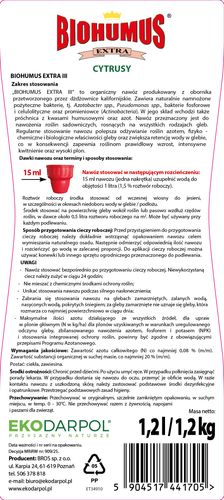 EKODARPOL BIOHUMUS EXTRA Cytrusy 1,25L na Arena.pl
