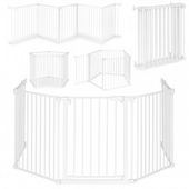 BARIERKA OCHRONNA ECOTOYS 74CM AUTOMATYCZNE ZAMYKANIE BIAŁA