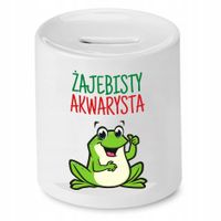 Dla Akwarysty Skarbonka Żajebisty Akwarysta Z Nadrukiem Ze Zdjęciem