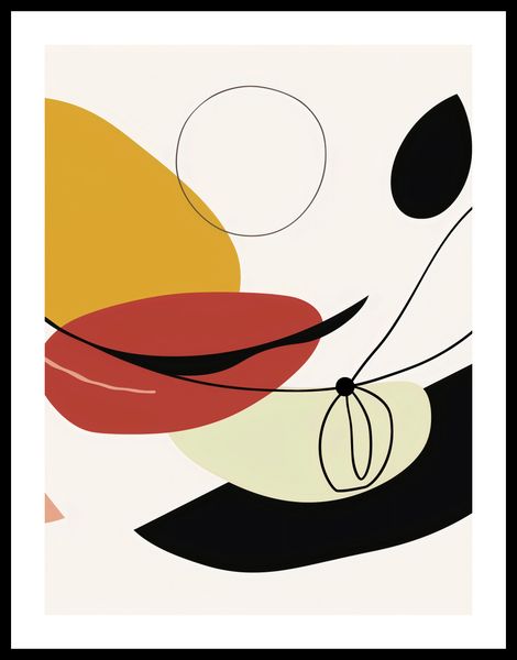 Plakat 75x100cm Geometryczna Krzywizna zdjęcie 3