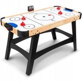 CYMBERGAJ STÓŁ DO GRY AIR HOCKEY POWIETRZNY HOKEJ DLA DZIECI LED AKCESORIA
