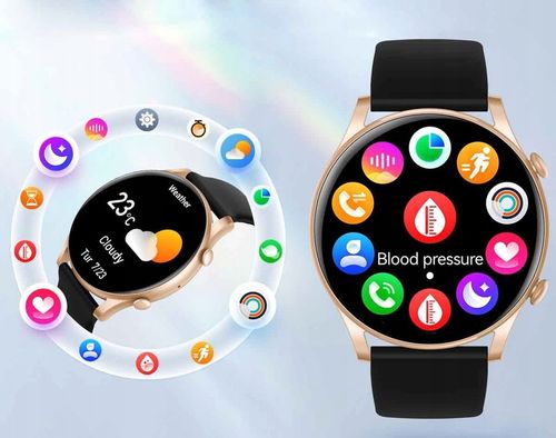 SMARTWATCH ZEGAREK DAMSKI POLSKIE MENU ROZMOWY SPORT SMART WATCH 4 PASKI na Arena.pl