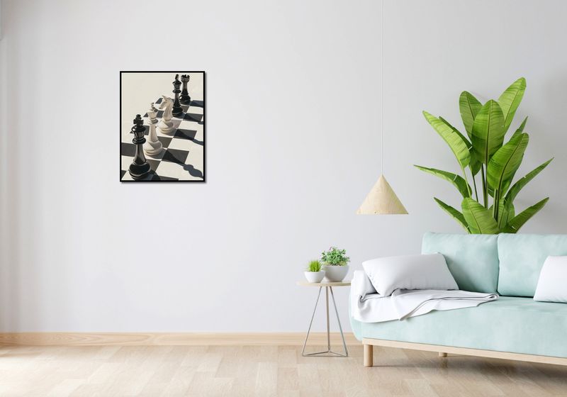 Plakat 50x65cm Szach i Mat zdjęcie 4