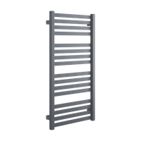 Horos grzejnik łazienkowy 96x50 cm, szary metalik