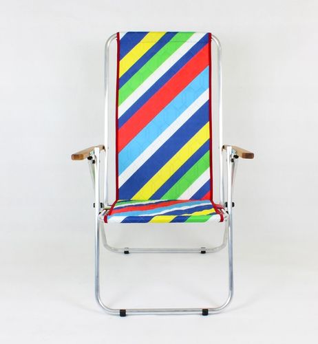 Leżak - krzesło plażowe, składane, turystyczne, dwie funkcje, MAX 120 kg TE na Arena.pl