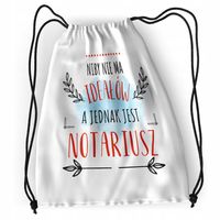 Plecak Dla Notariusza Sportowy Szkolny Worek Z Nadrukiem Ze Zdjęciem