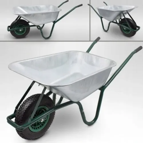 TACZKA OGRODOWA PRAKTYCZNA OCYNKOWANA 120L 250KG na Arena.pl