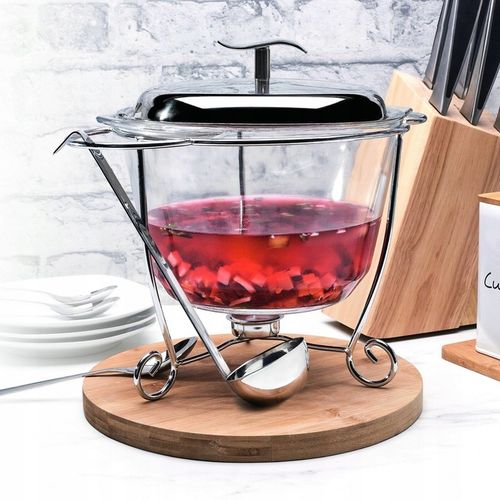 WAZA do ZUPY SOSÓW z PODGRZEWACZEM CHOCHLA Srebrna STALOWA Tadar 4 l na Arena.pl