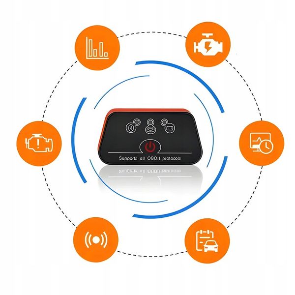INTERFEJS DIAGNOSTYCZNY OBD2 BLUETOOTH TESTER ANDROID iOS WINDOWS POLSKI zdjęcie 8