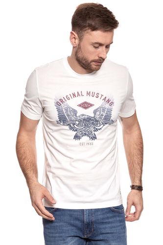 MUSTANG Eagle Tee CLOUD DANCER 1007537 2020 S na Arena.pl