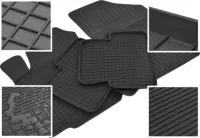 DYWANIKI GUMOWE KORYTKOWE KORYTKA WYCIERACZKI SAMOCHODOWE DO AUTA GUMY