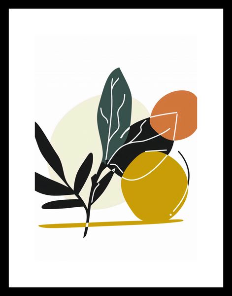 Plakat 39,5x55cm Elegancka Flora zdjęcie 3