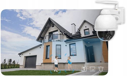 Kamera Zewnętrzna Obrotowa WiFi 5MPx 4MPx Metalowa Śledzenie IKPW540V1 na Arena.pl