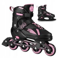 2w1 Łyżworolki Rolki Z Regulacją Rekreacyjne Łyżwy Hokejowe Dla Dziewczynki