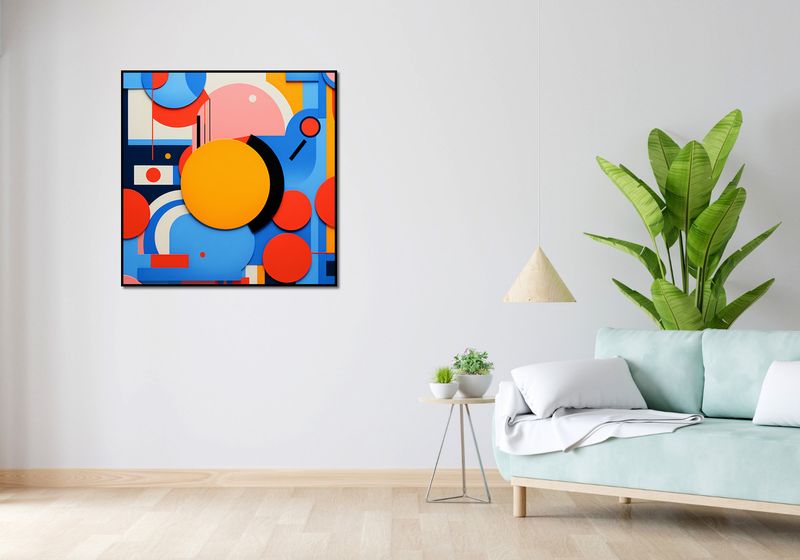 Plakat 90x90cm Kalejdoskop Emocji zdjęcie 4